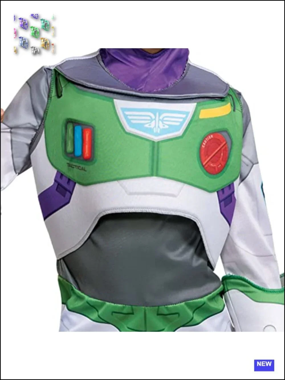 Space Hero Kids Costume - White, Green & Purple